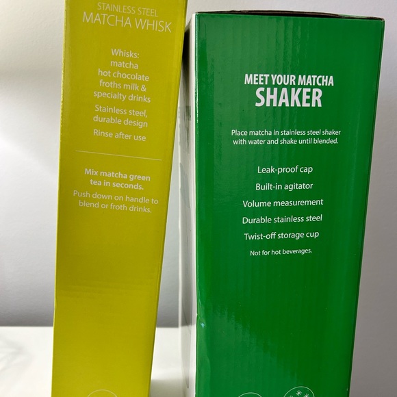 NWT Steeped Tea Matcha Shaker & Whisk - Picture 2 of 4